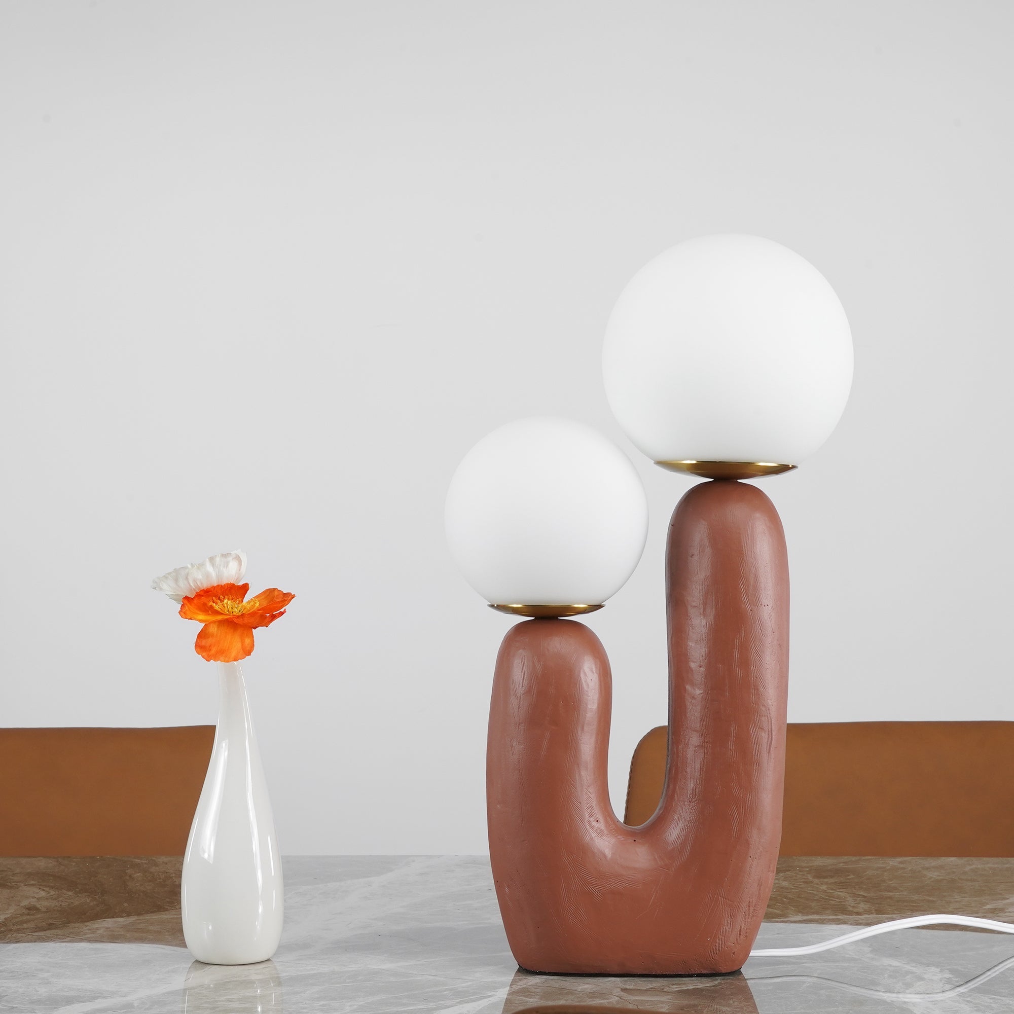BRAMBLEWICK TEXTURED CERAMIC TABLE LANTERN