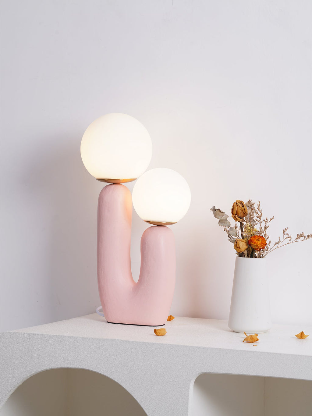 BRAMBLEWICK TEXTURED CERAMIC TABLE LANTERN