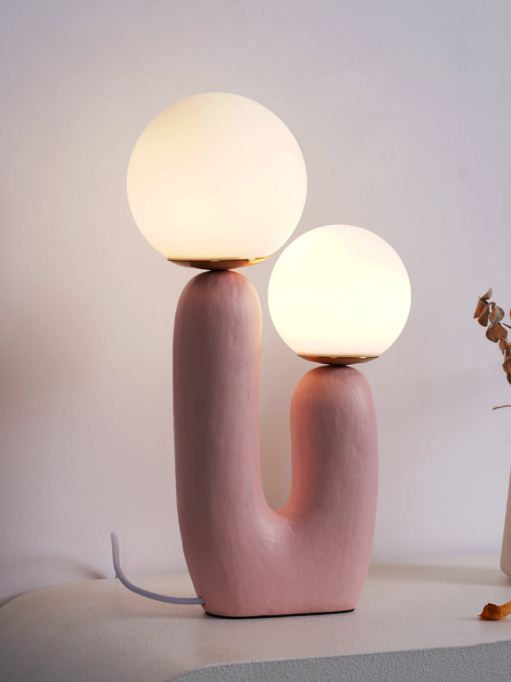 BRAMBLEWICK TEXTURED CERAMIC TABLE LANTERN