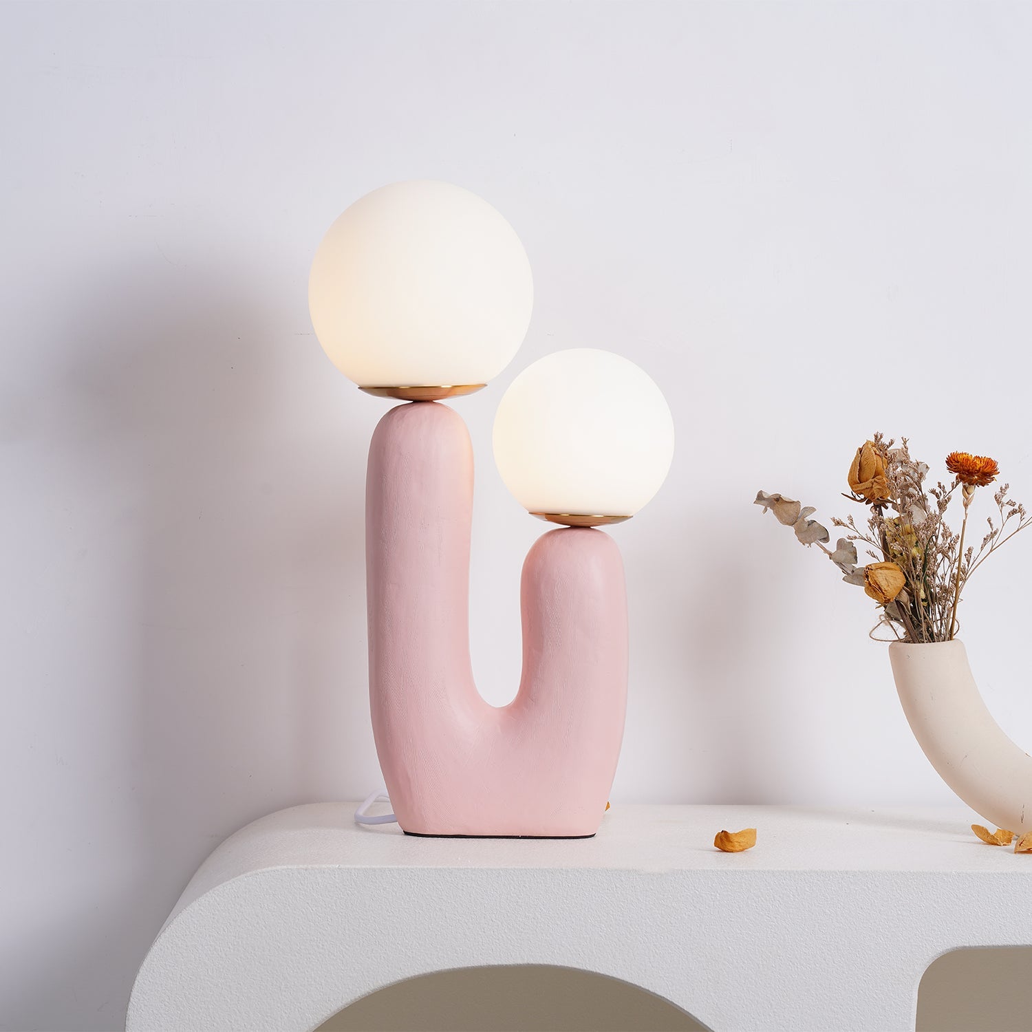 BRAMBLEWICK TEXTURED CERAMIC TABLE LANTERN
