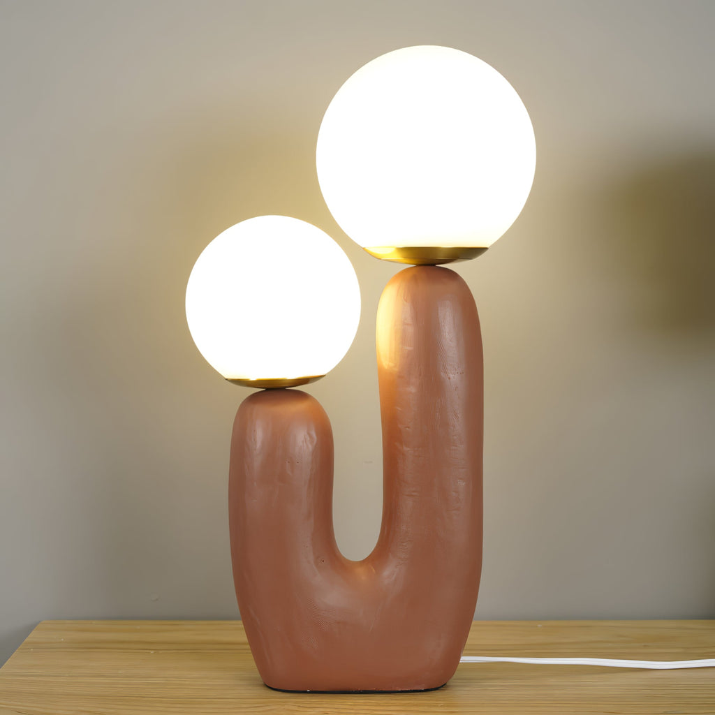 BRAMBLEWICK TEXTURED CERAMIC TABLE LANTERN
