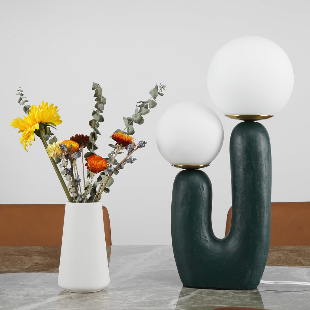 BRAMBLEWICK TEXTURED CERAMIC TABLE LANTERN