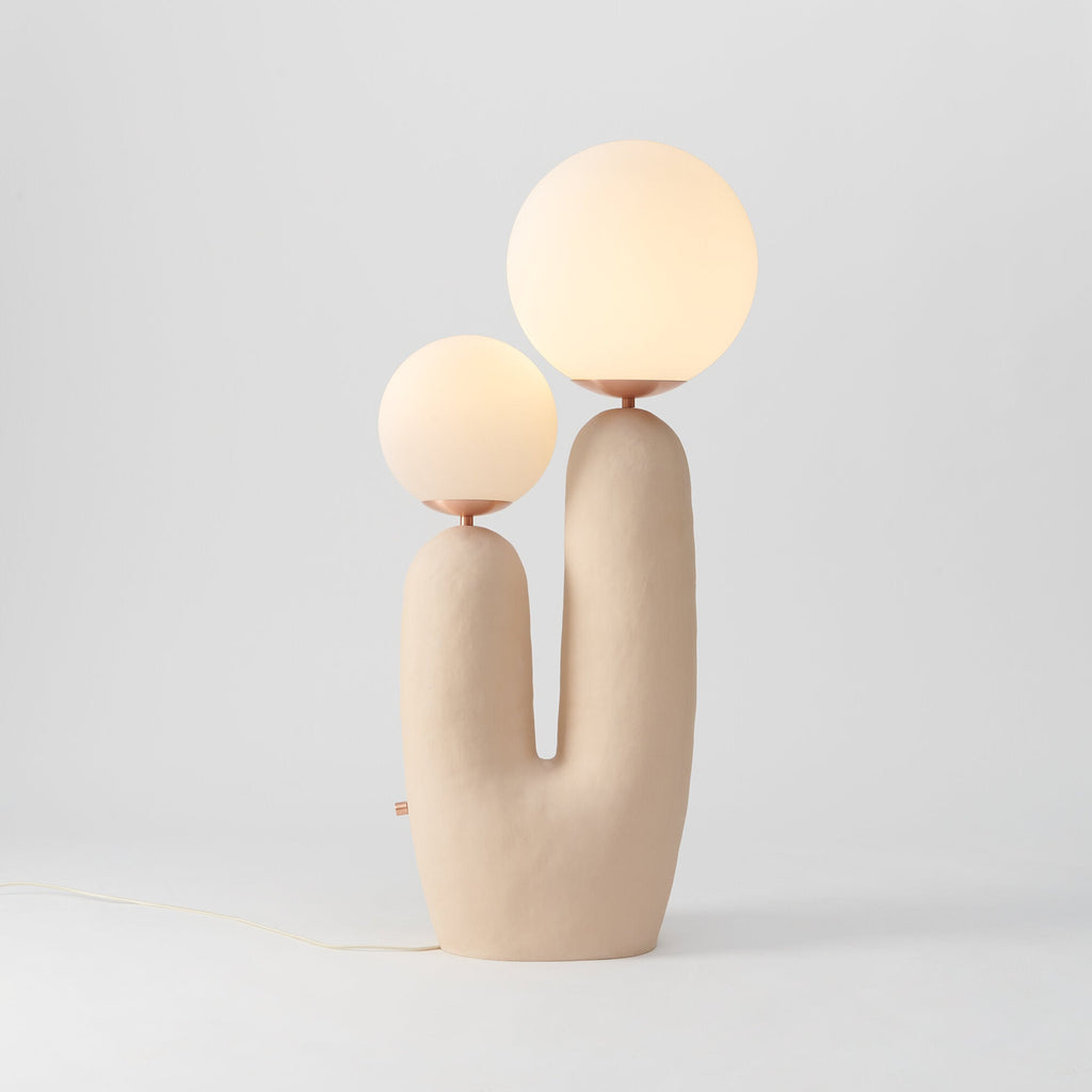 BRAMBLEWICK TEXTURED CERAMIC TABLE LANTERN