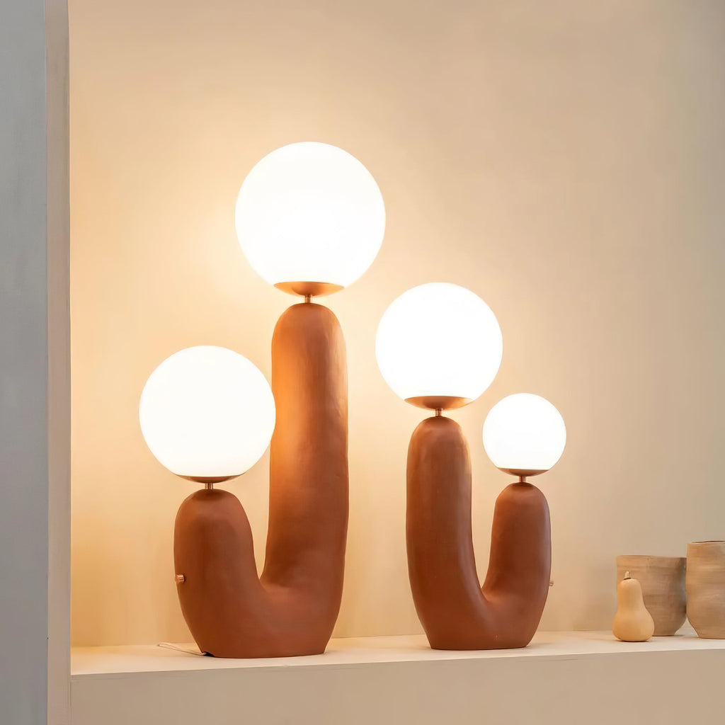 BRAMBLEWICK TEXTURED CERAMIC TABLE LANTERN