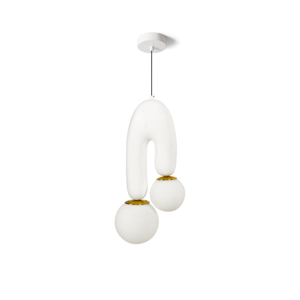 FENWICK CURVED GLASS HANGING LANTERN