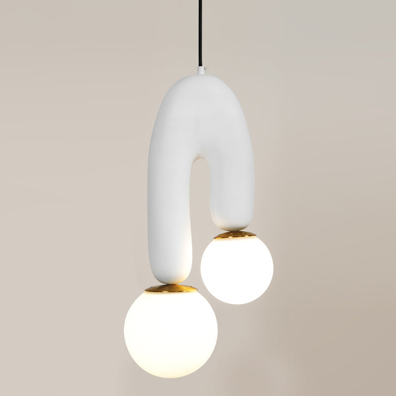 FENWICK CURVED GLASS HANGING LANTERN