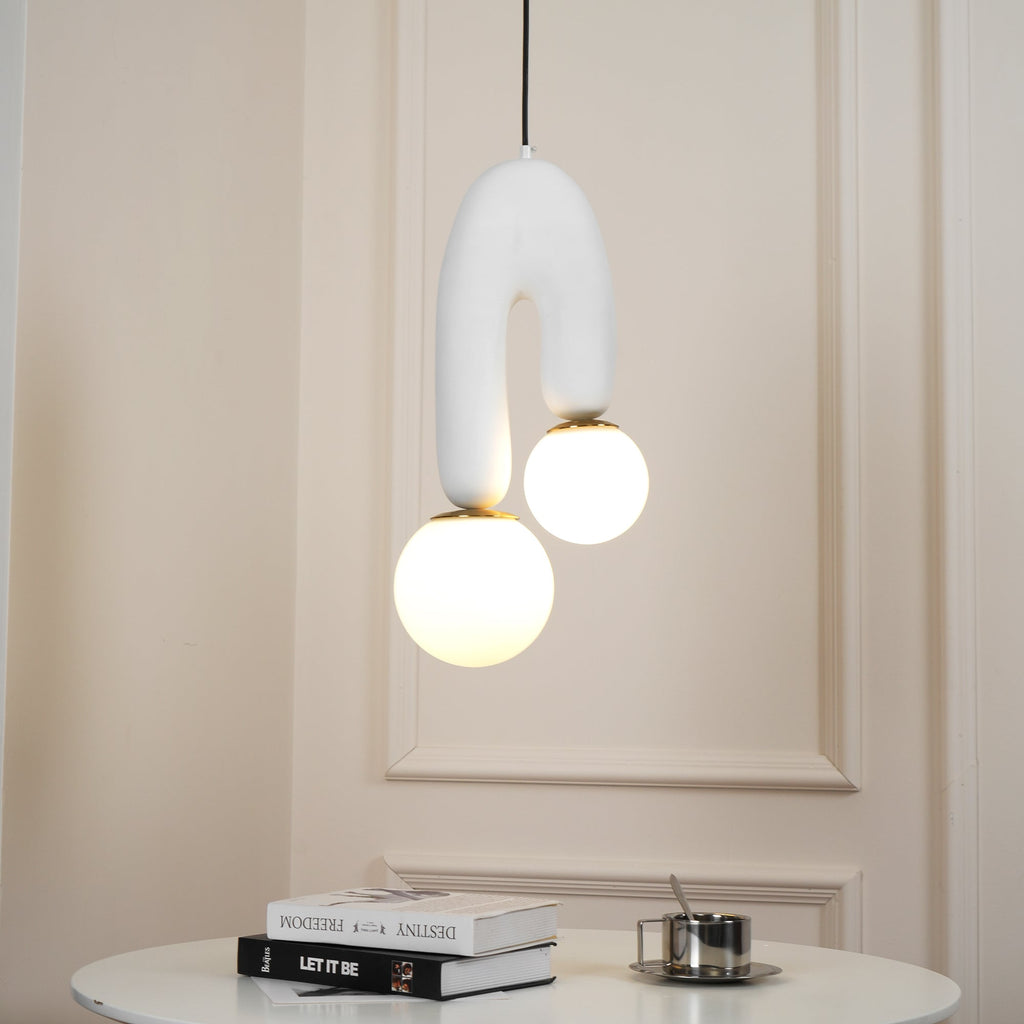 FENWICK CURVED GLASS HANGING LANTERN