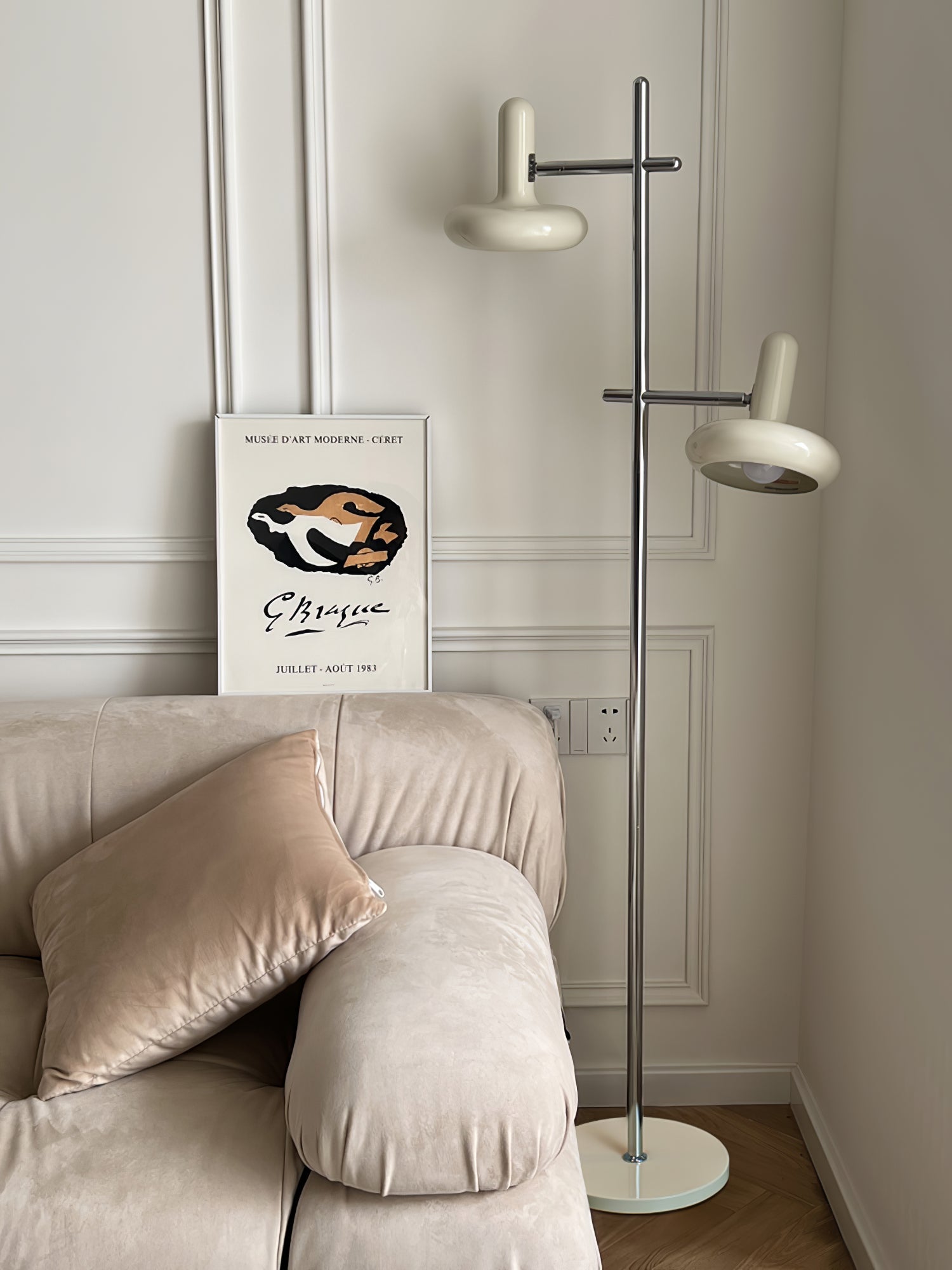 CHESTERFIELD RUSTIC WOODEN FLOOR LANTERN