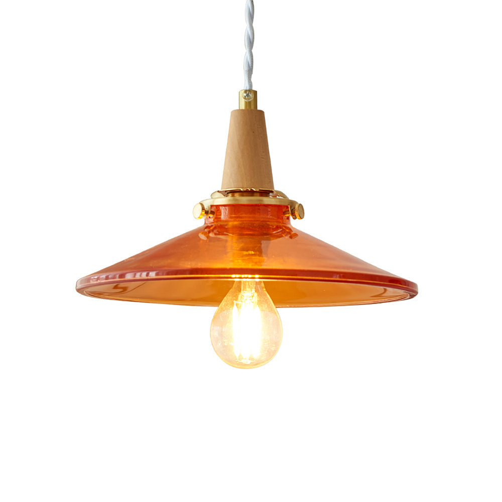CARLISLE AMBER GLASS HANGING LANTERN