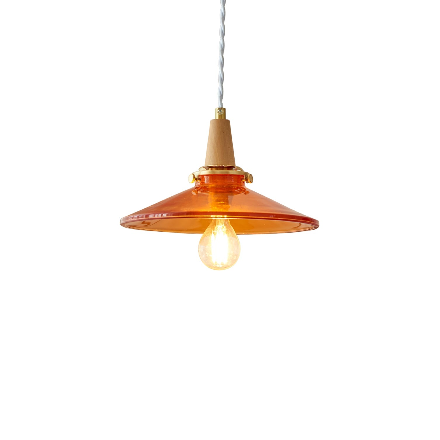 CARLISLE AMBER GLASS HANGING LANTERN