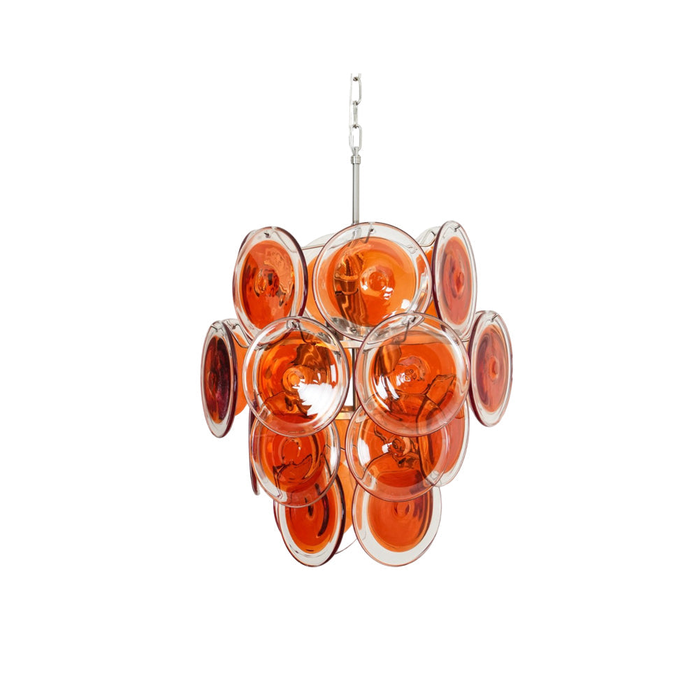 FIREBRAND TANGERINE CRYSTAL CEILING LANTERN