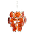 FIREBRAND TANGERINE CRYSTAL CEILING LANTERN