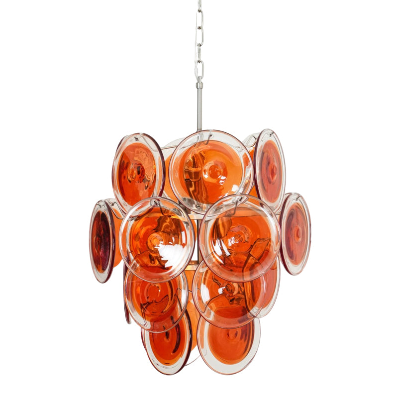 FIREBRAND TANGERINE CRYSTAL CEILING LANTERN