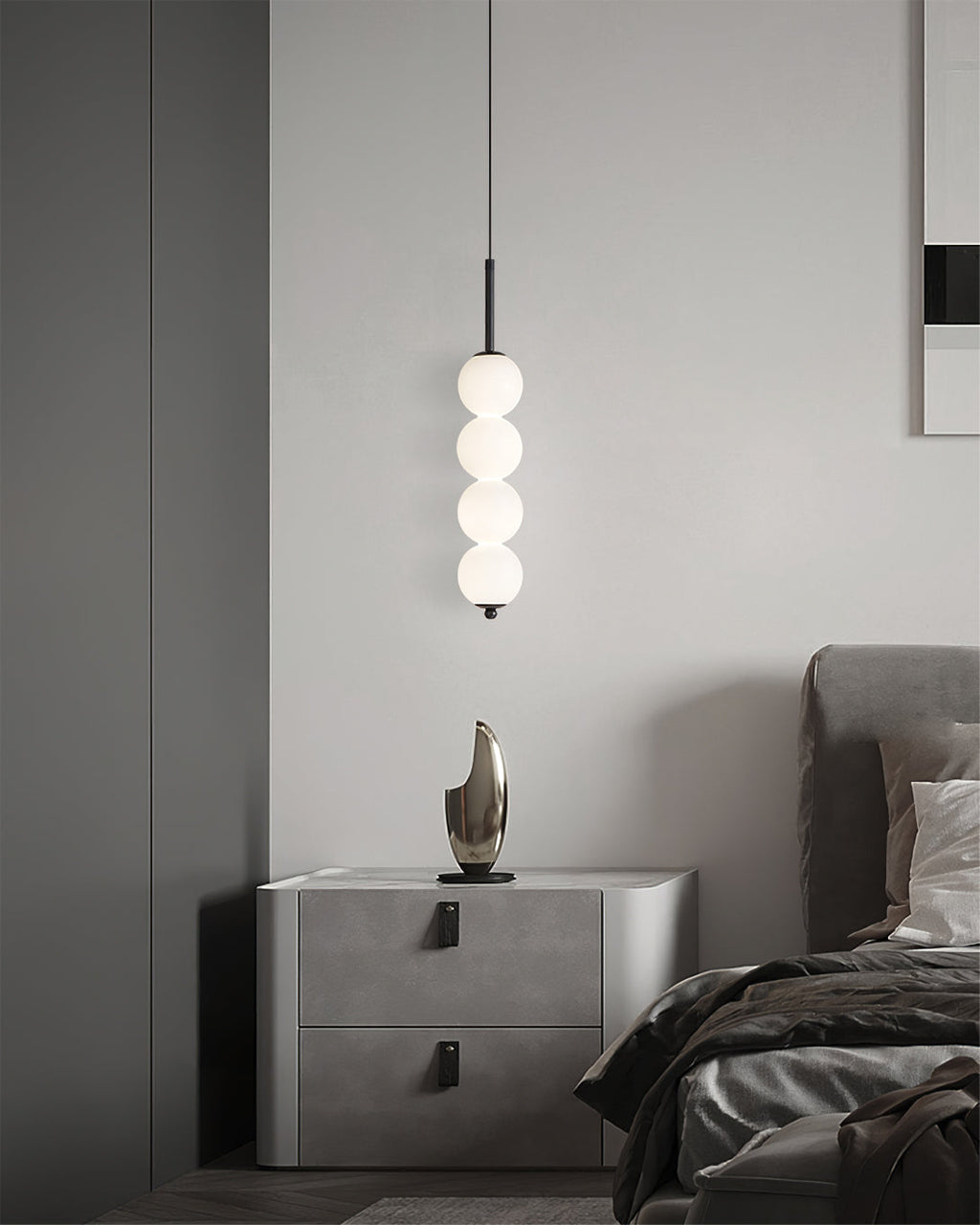 CHARLESTON FROSTED GLASS HANGING LANTERN