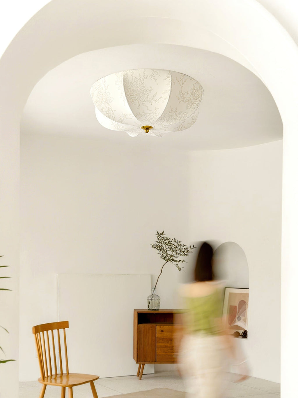 WINDSOR BLOOM TEXTILE CEILING LANTERN