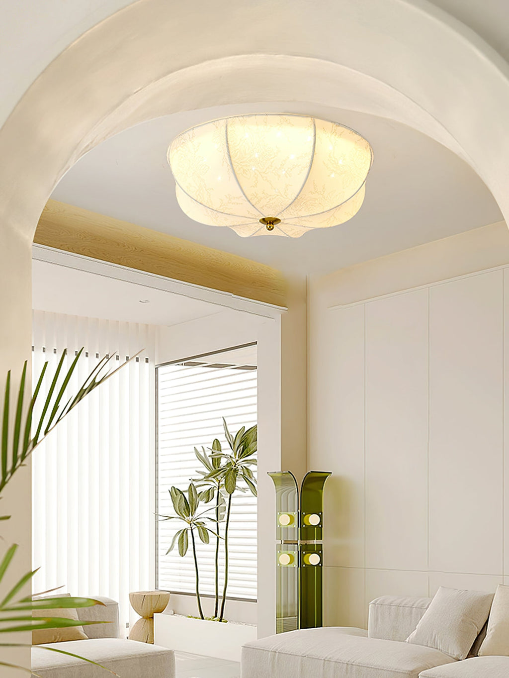 WINDSOR BLOOM TEXTILE CEILING LANTERN