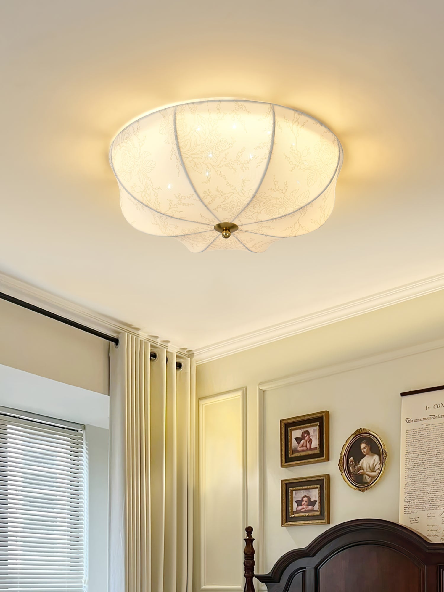 WINDSOR BLOOM TEXTILE CEILING LANTERN