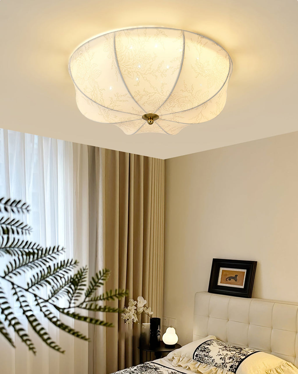 WINDSOR BLOOM TEXTILE CEILING LANTERN