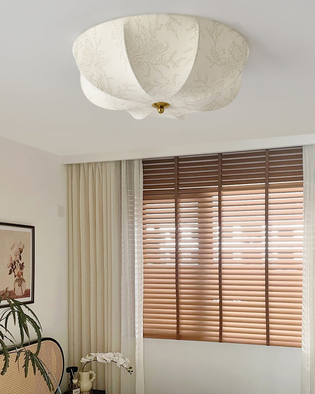 WINDSOR BLOOM TEXTILE CEILING LANTERN