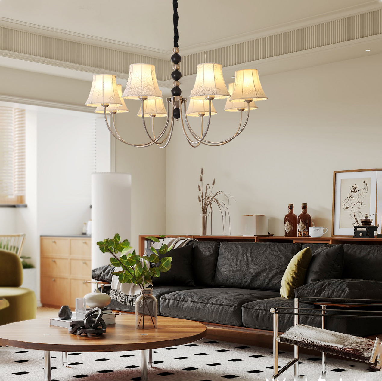 VIOLETTA TEXTILE ILLUMINATION CANOPY