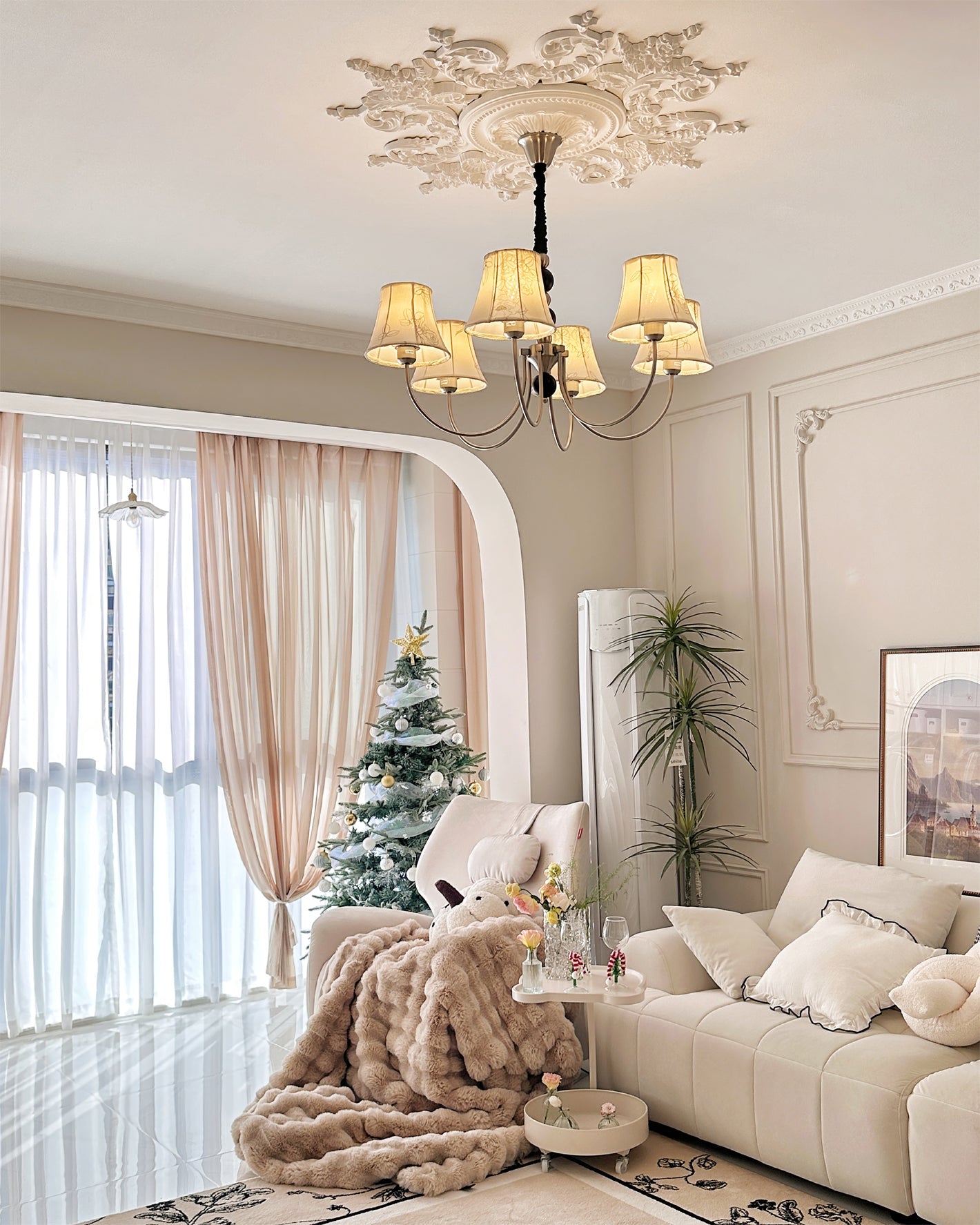 VIOLETTA TEXTILE ILLUMINATION CANOPY