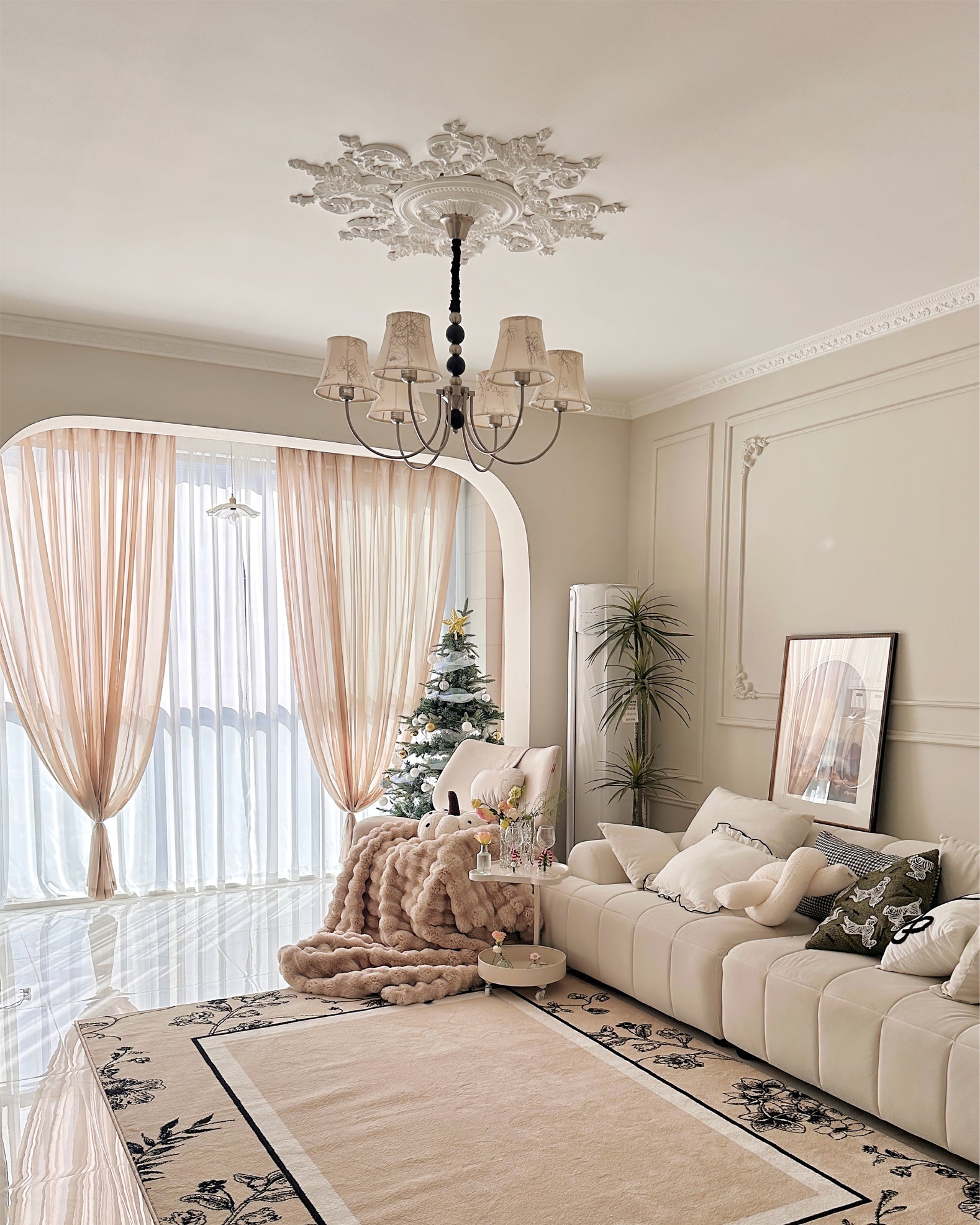 VIOLETTA TEXTILE ILLUMINATION CANOPY