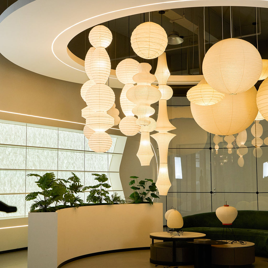CHARLESTON PAPER GLOBE HANGING LANTERN