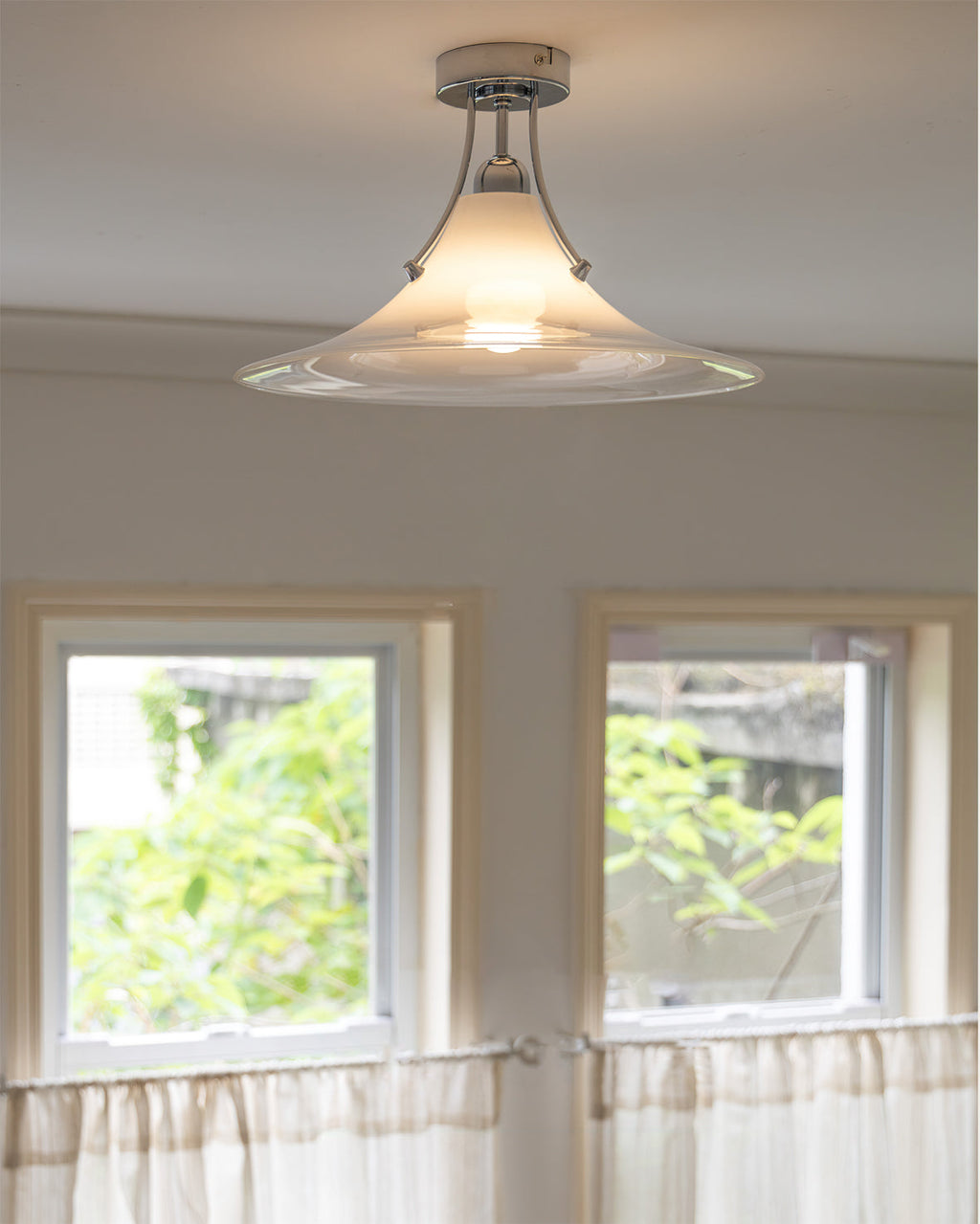CHARLESTON ORBITAL FROSTED CEILING LIGHT