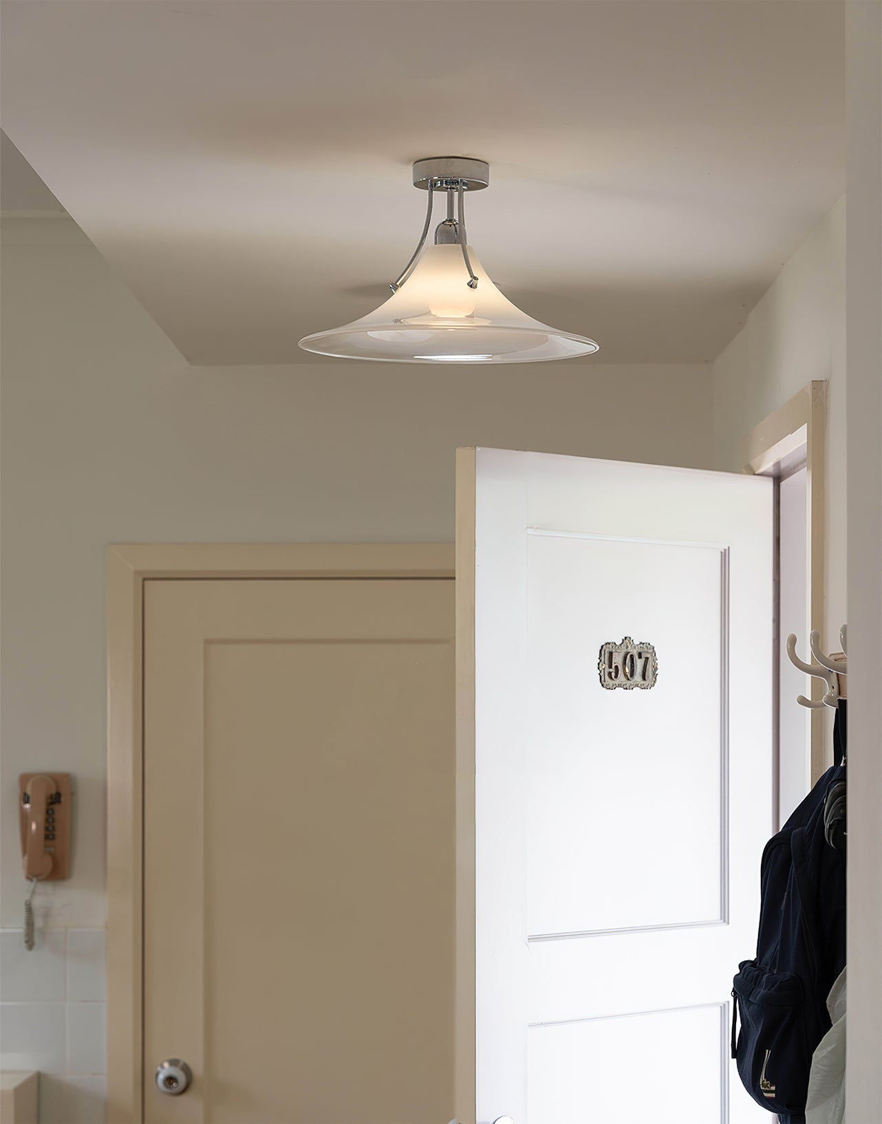 CHARLESTON ORBITAL FROSTED CEILING LIGHT