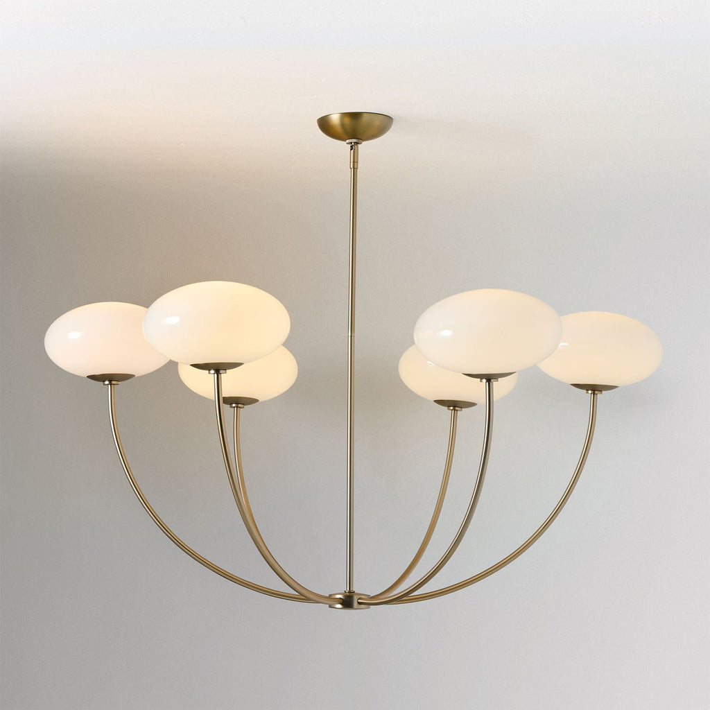 RAVENWOOD ANTIQUE BRASS CANDELABRA CHANDELIER