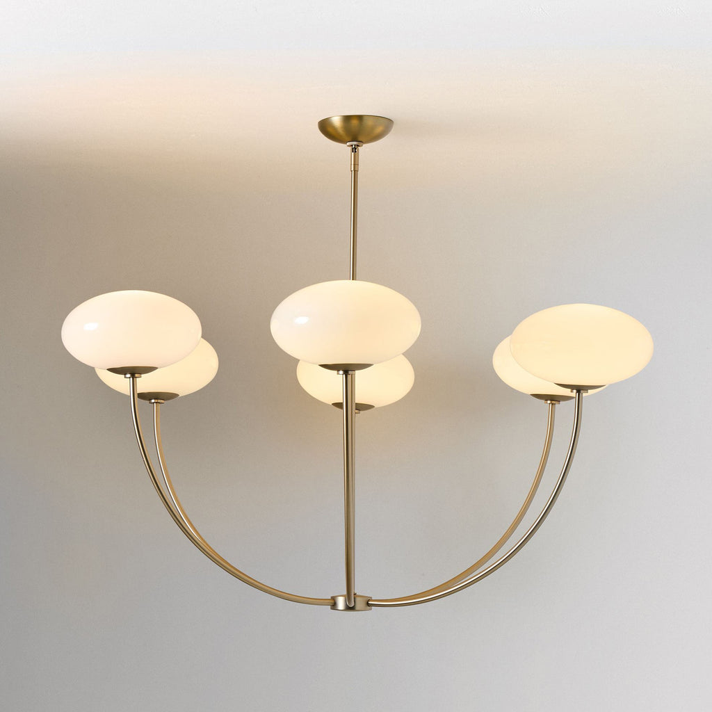 RAVENWOOD ANTIQUE BRASS CANDELABRA CHANDELIER