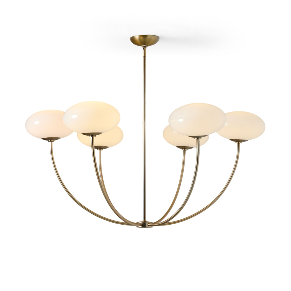 RAVENWOOD ANTIQUE BRASS CANDELABRA CHANDELIER