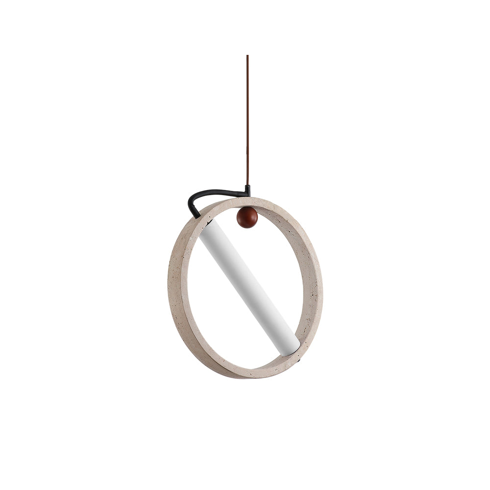 RAVENHURST CRYSTAL DRUM PENDANT
