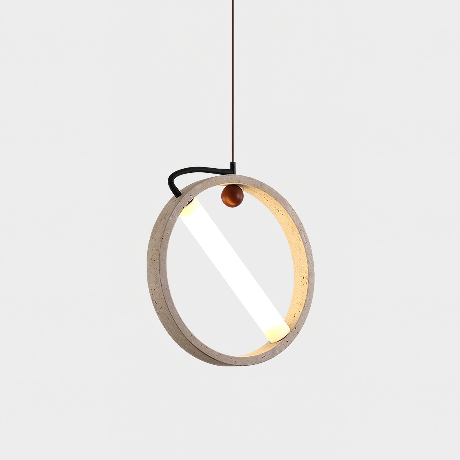 RAVENHURST CRYSTAL DRUM PENDANT