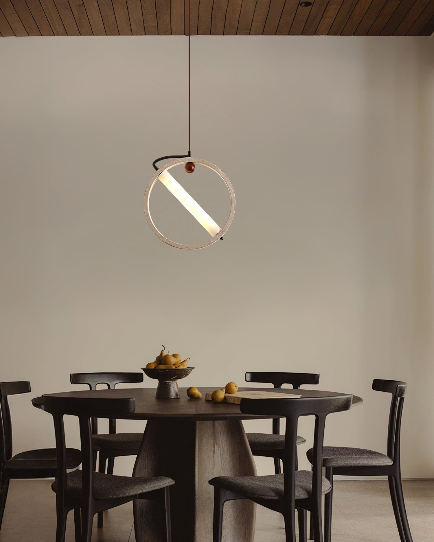 RAVENHURST CRYSTAL DRUM PENDANT