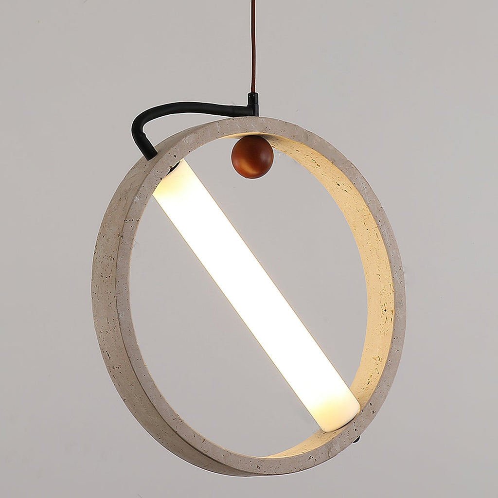 RAVENHURST CRYSTAL DRUM PENDANT