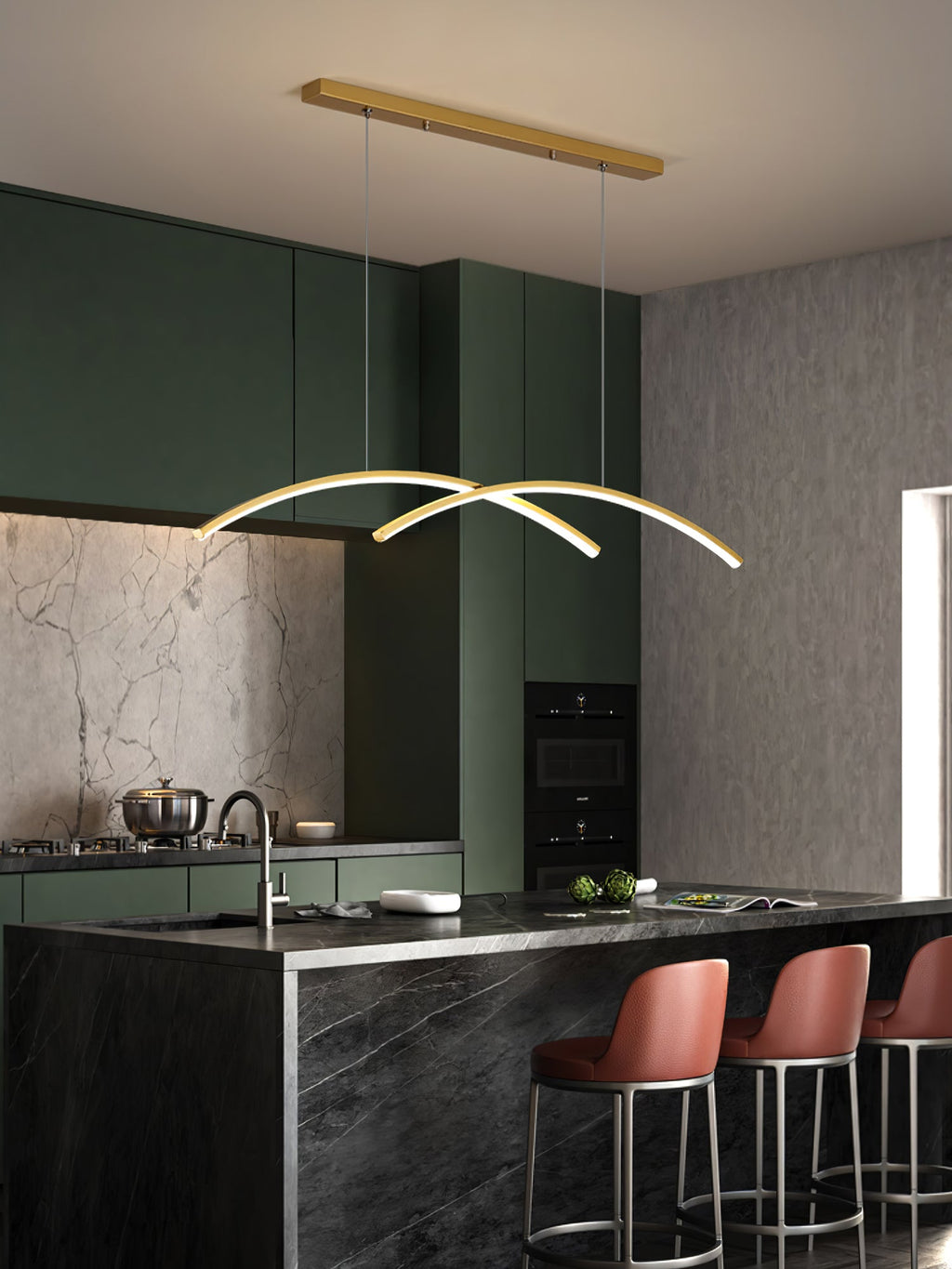 WINDSOR SWAYING ISLAND LIGHTING FIXTURE