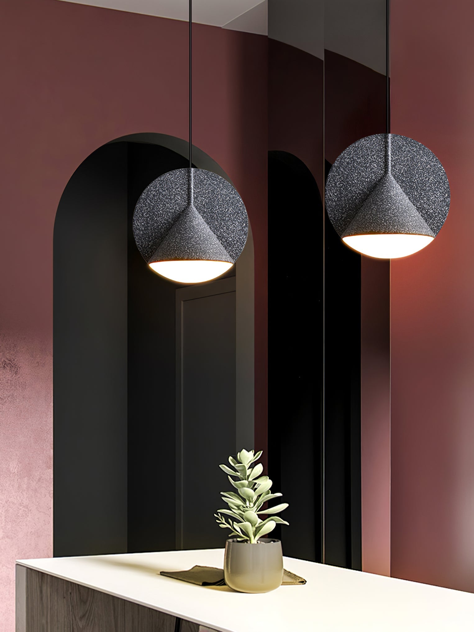 ALDERSON GLOW RESIN HANGING LANTERN