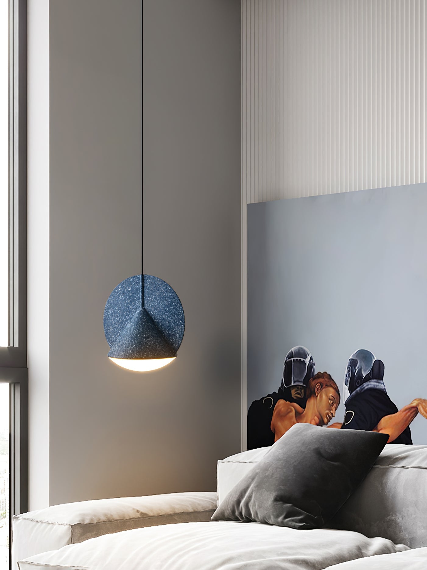 ALDERSON GLOW RESIN HANGING LANTERN