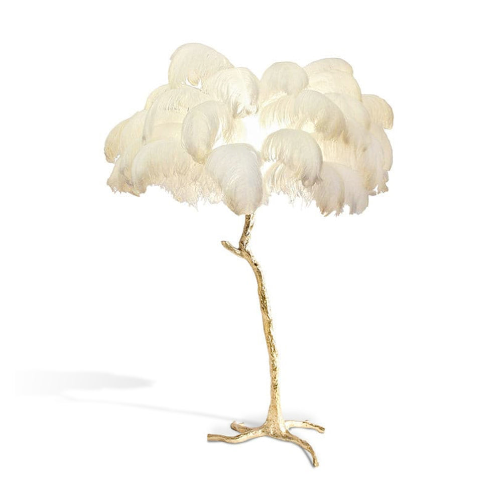 WINDSOR PLUME BRASS LAMP
