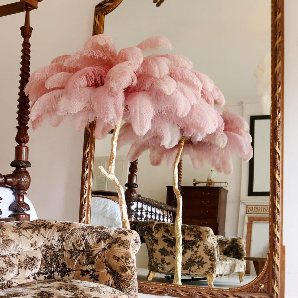 WINDSOR PLUME BRASS LAMP
