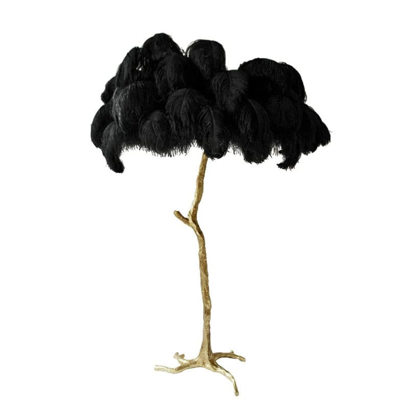 WINDSOR PLUME BRASS LAMP