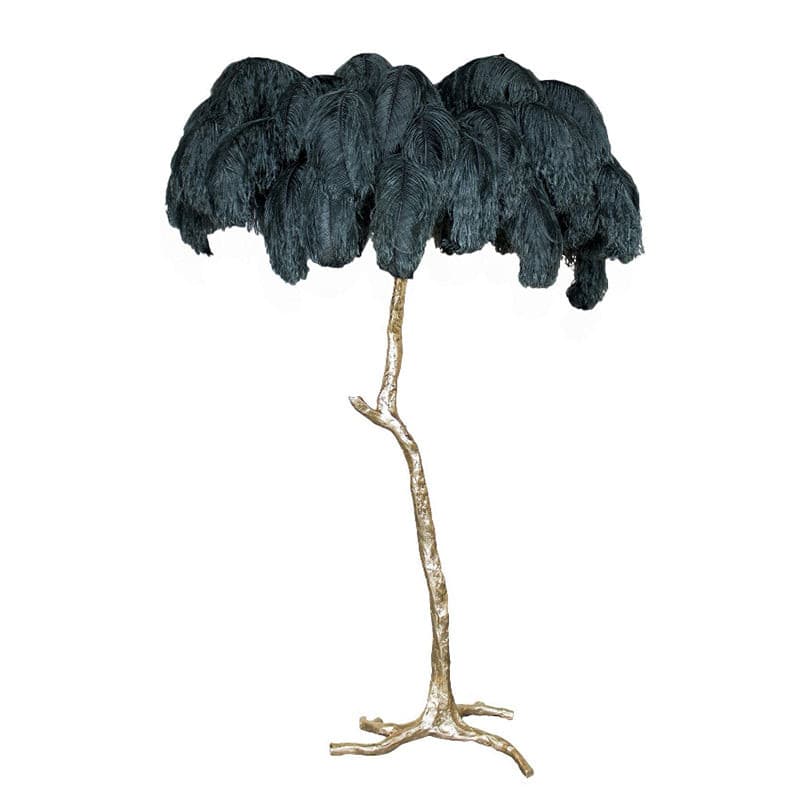 WINDSOR PLUME BRASS LAMP