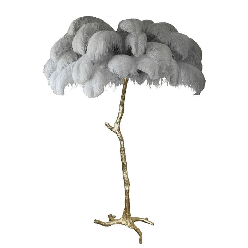 WINDSOR PLUME BRASS LAMP