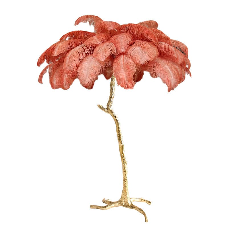 WINDSOR PLUME BRASS LAMP