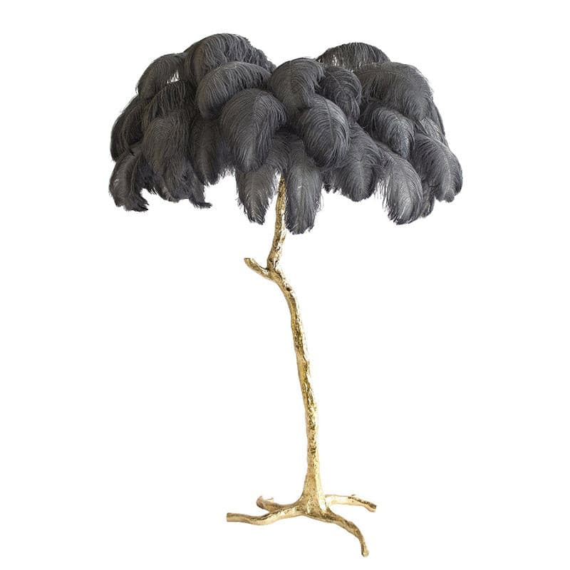 WINDSOR PLUME BRASS LAMP
