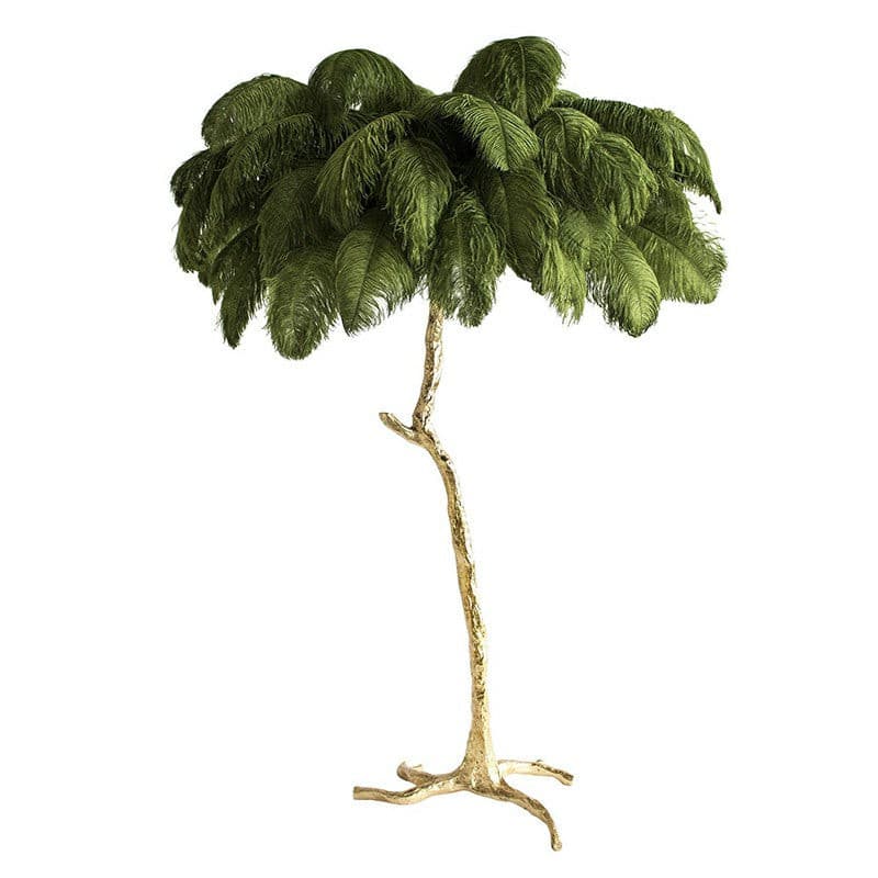 WINDSOR PLUME BRASS LAMP