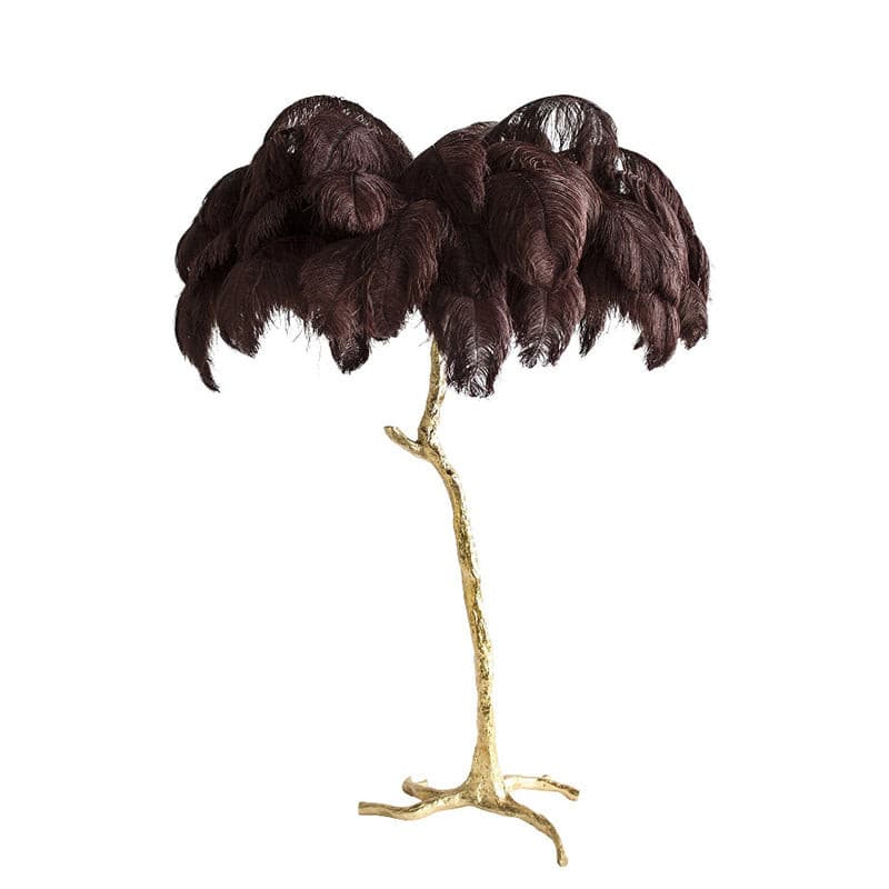 WINDSOR PLUME BRASS LAMP