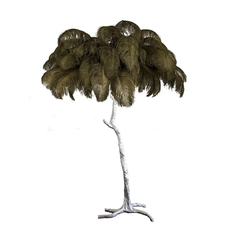 WINDSOR PLUME BRASS LAMP