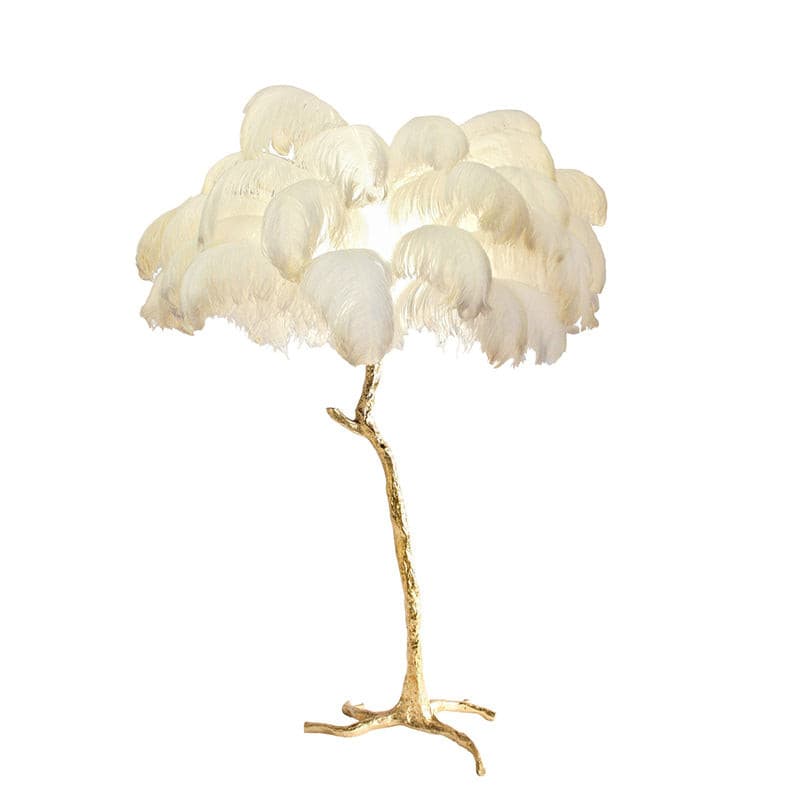 WINDSOR PLUME BRASS LAMP